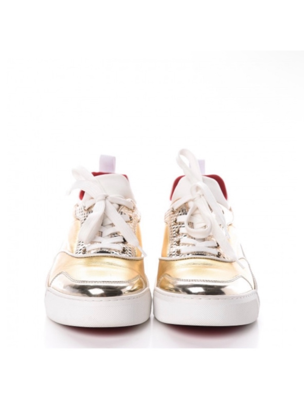 Metallic Gold Women's Fashion Sneakers